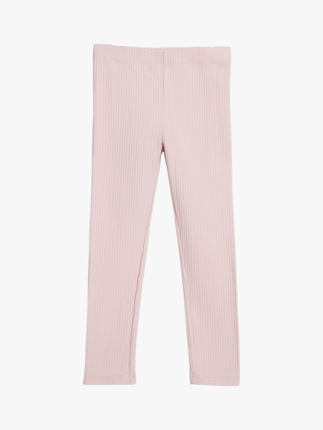 Whistles Kids' Ribbed Leggings, Pink at John Lewis & Partners