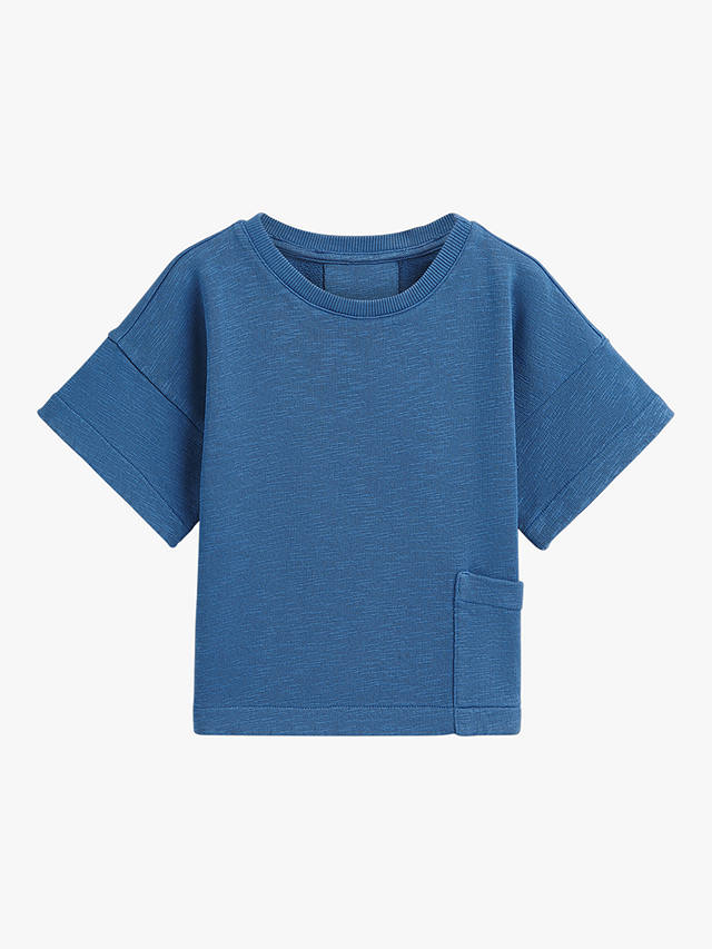Whistles Kids' Billy Pocket T-Shirt, Blue