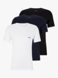 BOSS Cotton Crew Neck Lounge T-Shirts, Pack of 3