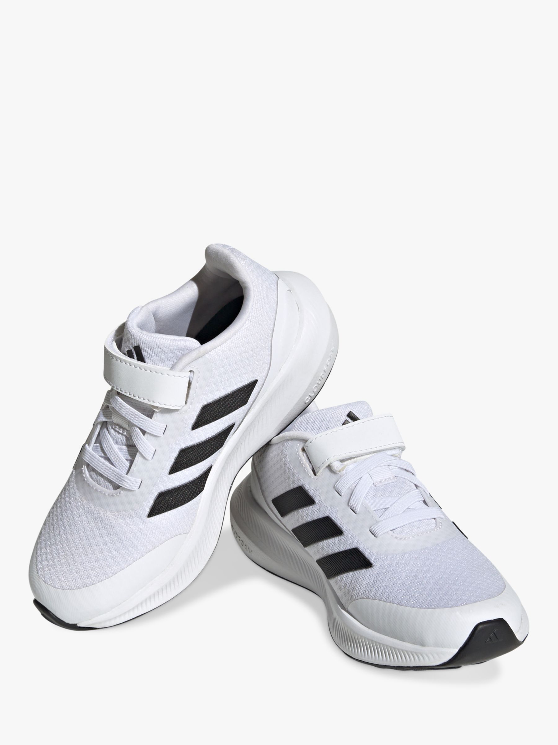 adidas Kids' Runfalcon 3.0 Trainers, White/Black/White, 10 Jnr