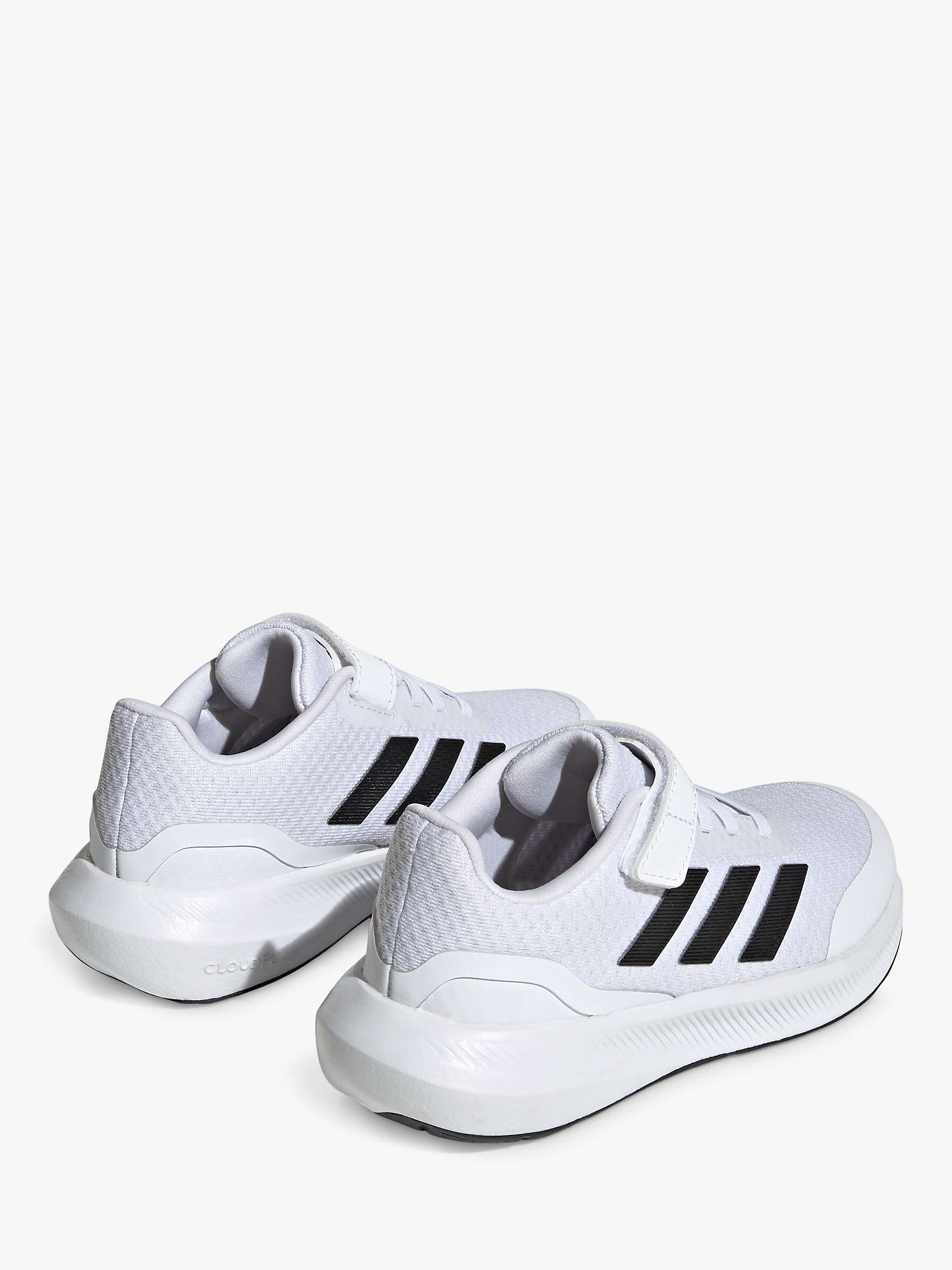 Buy adidas Kids' Runfalcon 3.0 Trainers, White/Black/White Online at johnlewis.com