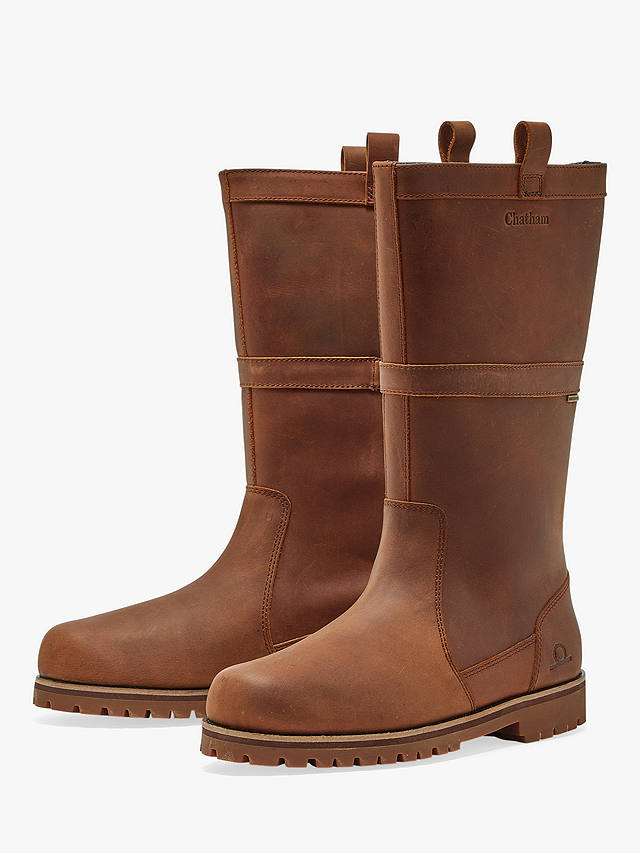 Chatham Loyton Waterproof Leather Boots, Walnut