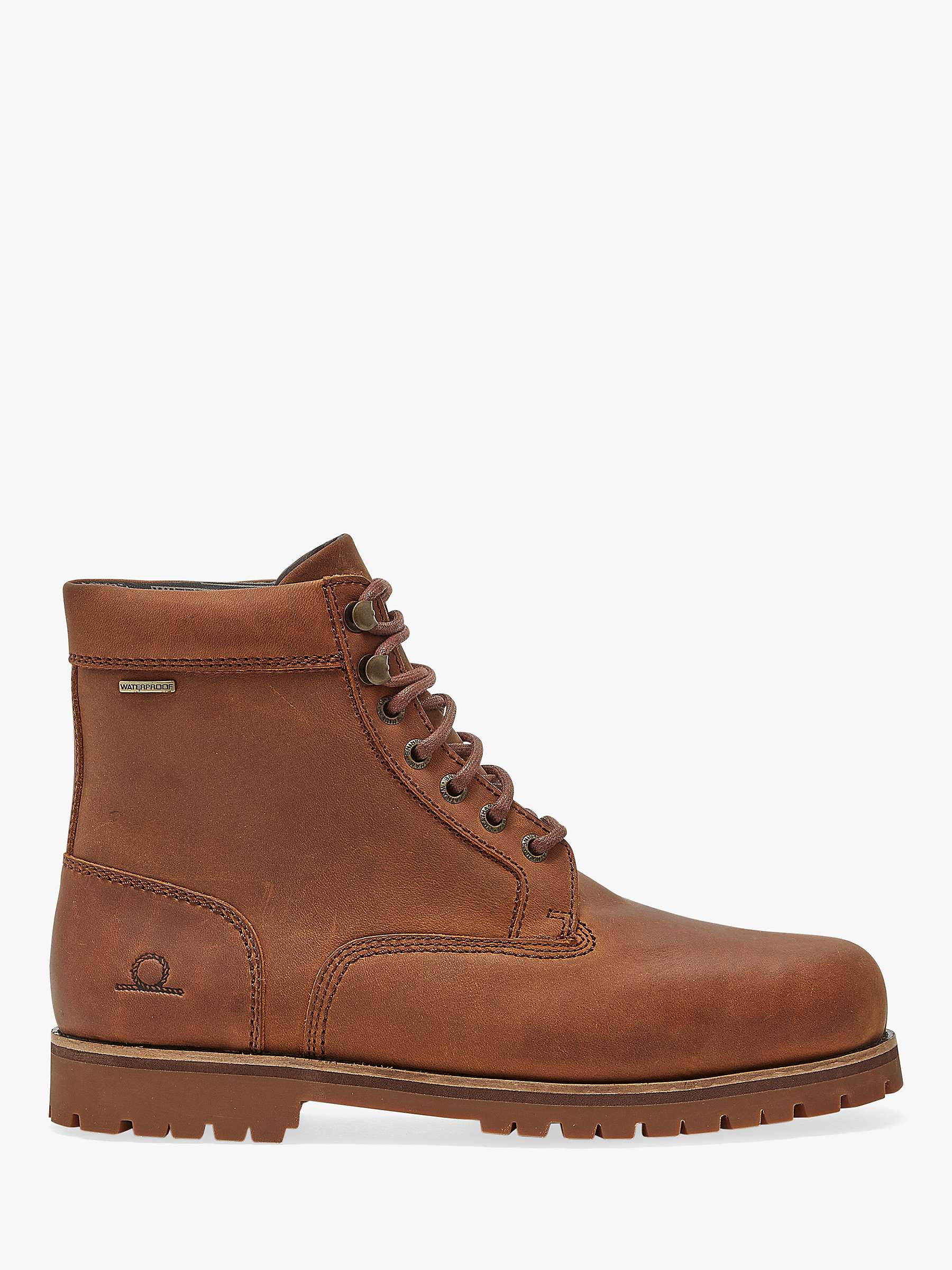 Buy Chatham Standen Leather Ankle Boots, Walnut Online at johnlewis.com