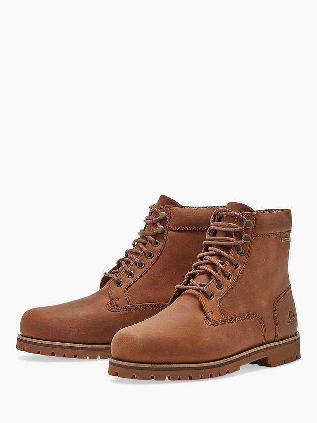 Chatham Standen Leather Ankle Boots, Walnut