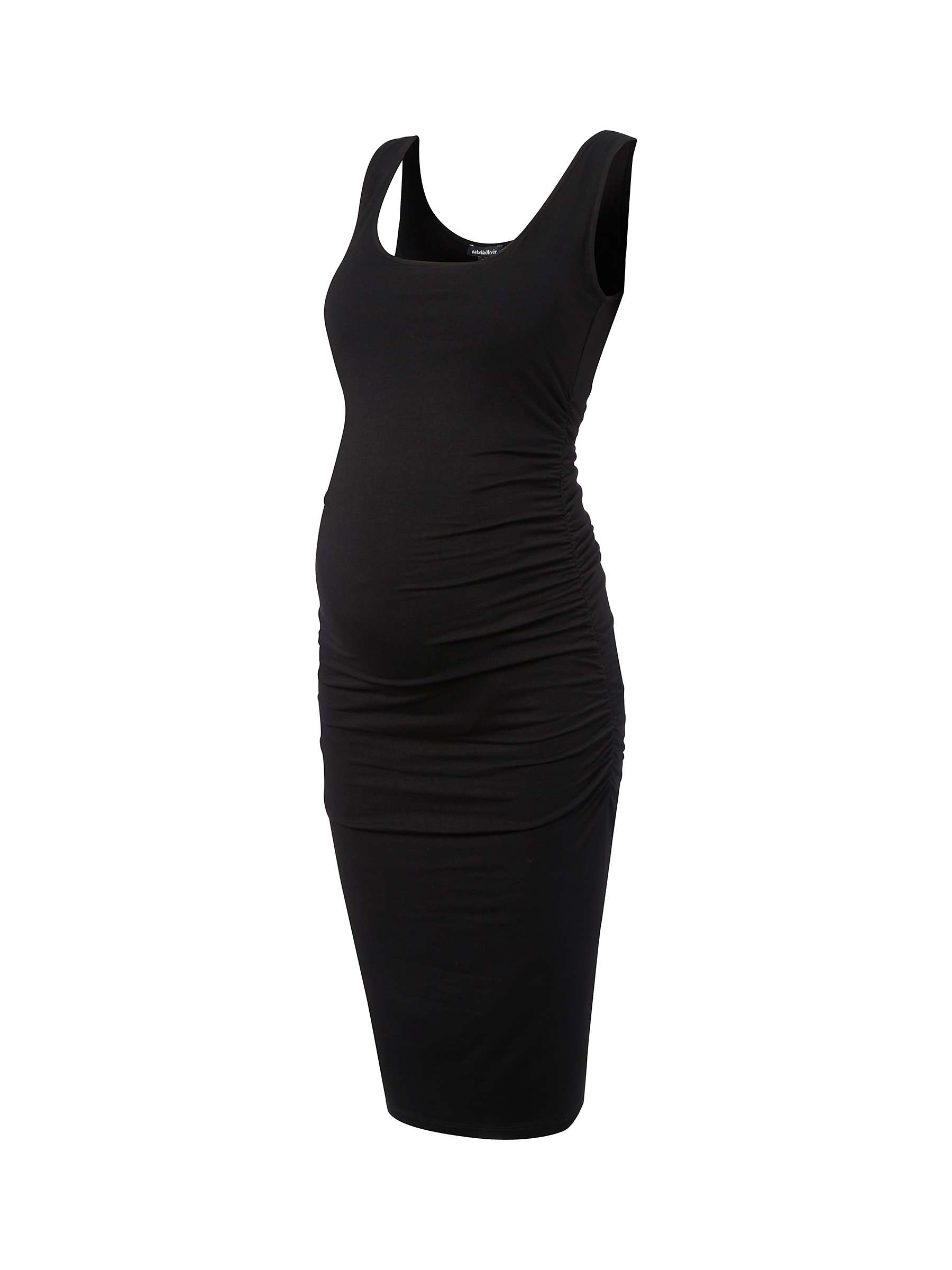Buy Isabella Oliver Araminta Maternity Knee Length Dress, Caviar Black Online at johnlewis.com