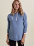 Isabella Oliver Maternity Maisie Organic Cotton Hoodie, Ice Blue