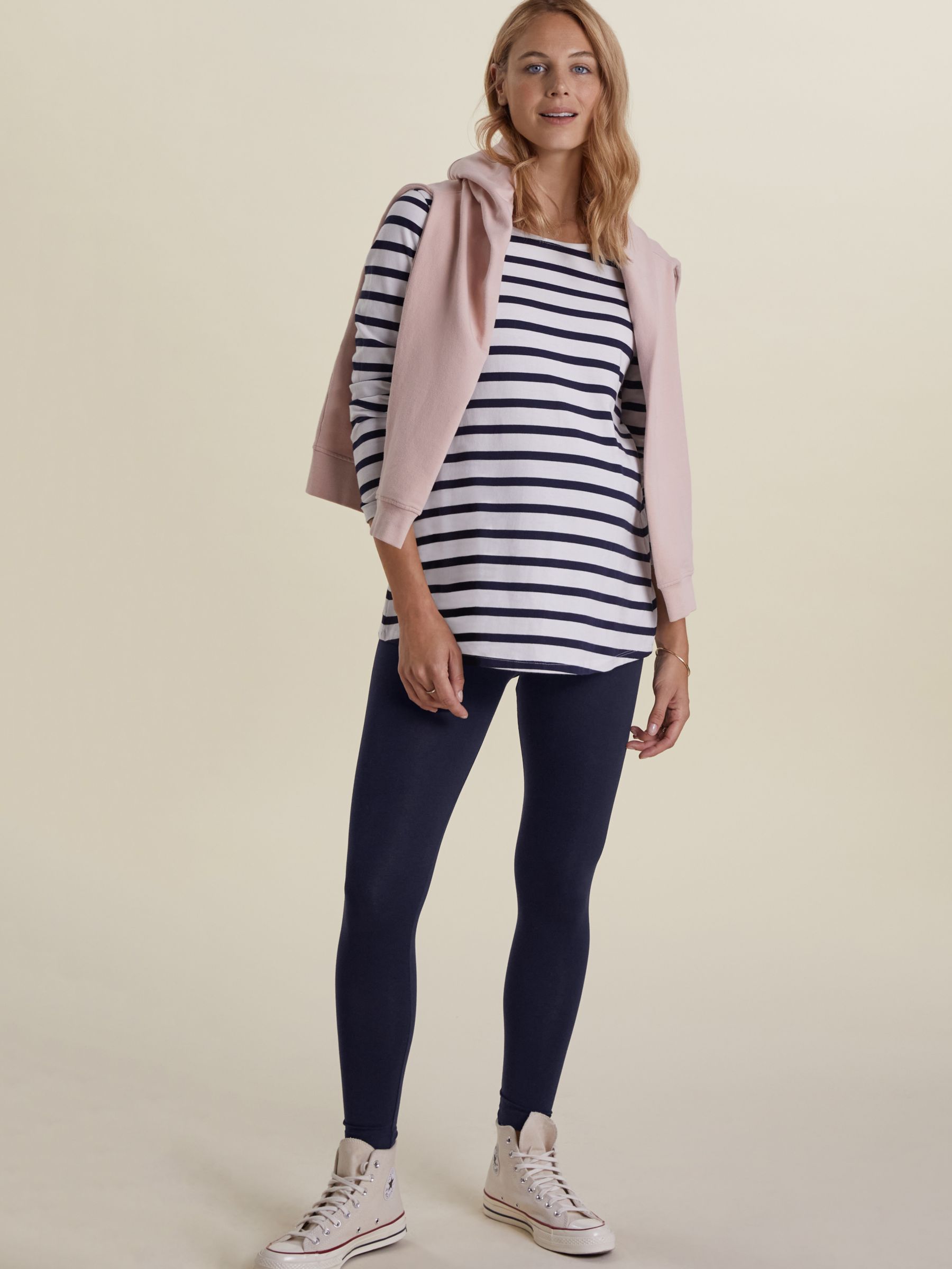 Isabella Oliver Lilly Maternity Leggings, Caviar Black at John Lewis &  Partners