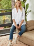 Isabella Oliver Essentials Organic Cotton Maternity Shirt, White