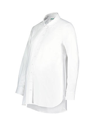 Isabella Oliver Essentials Organic Cotton Maternity Shirt, White