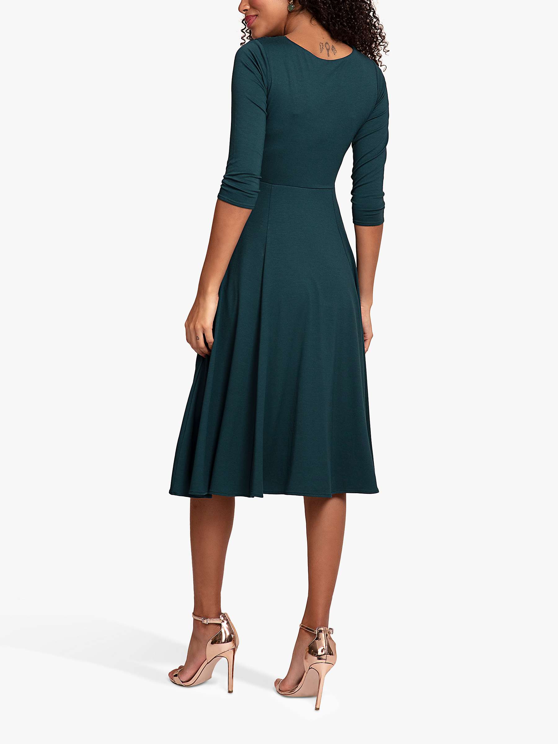 Buy Alie Street Annie Wrap Over Bodice Midi Dress Online at johnlewis.com