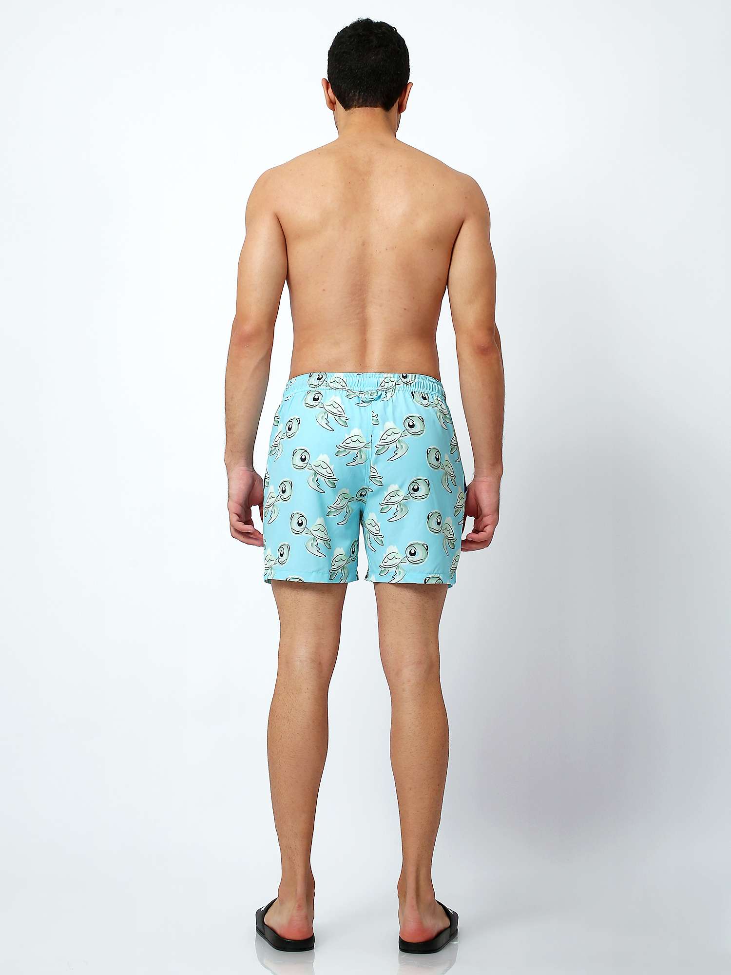 Buy Randy Cow Turtle Print Swim Shorts with Waterproof Pocket, Blue Online at johnlewis.com