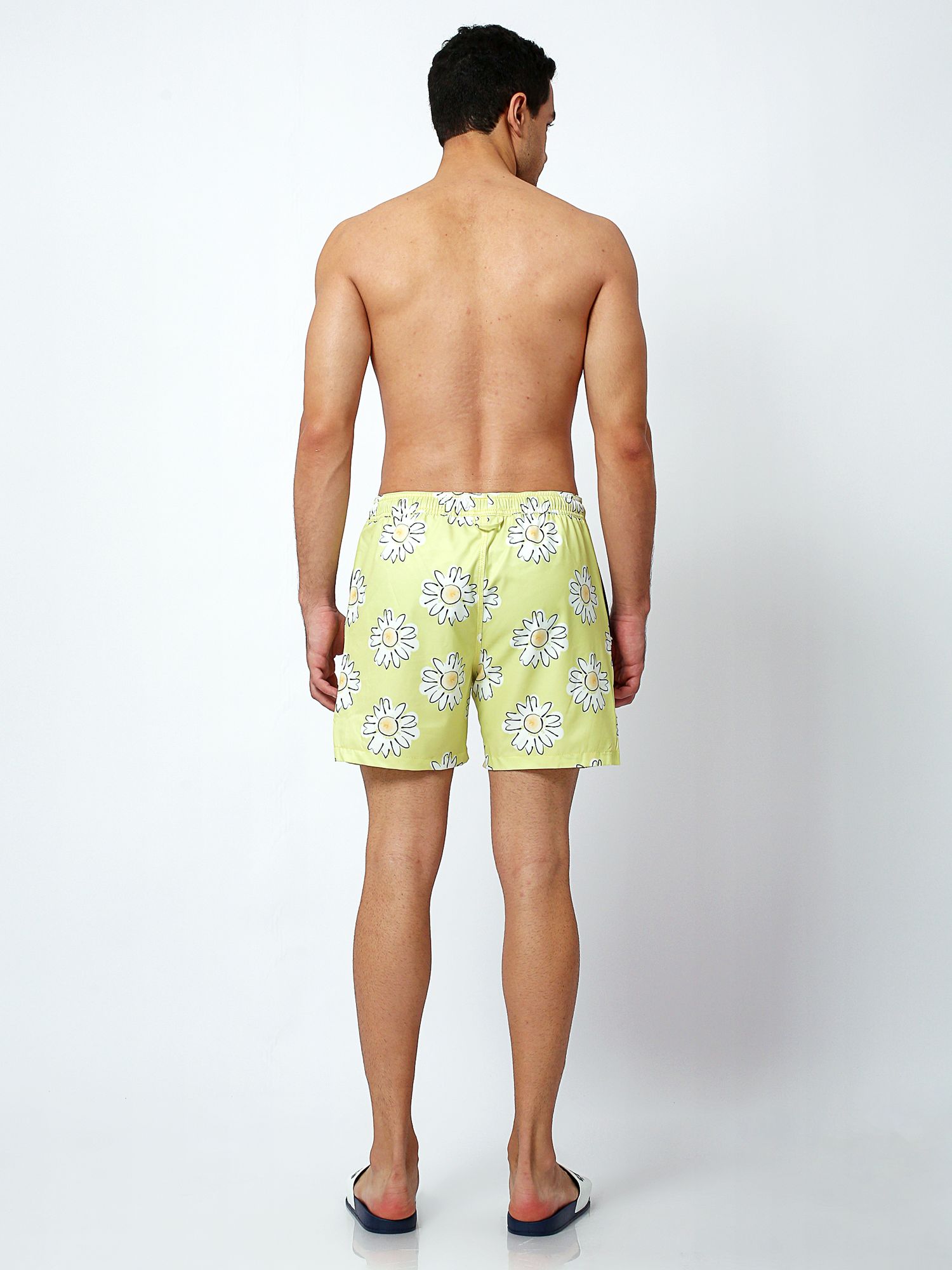 Mens yellow hot sale board shorts