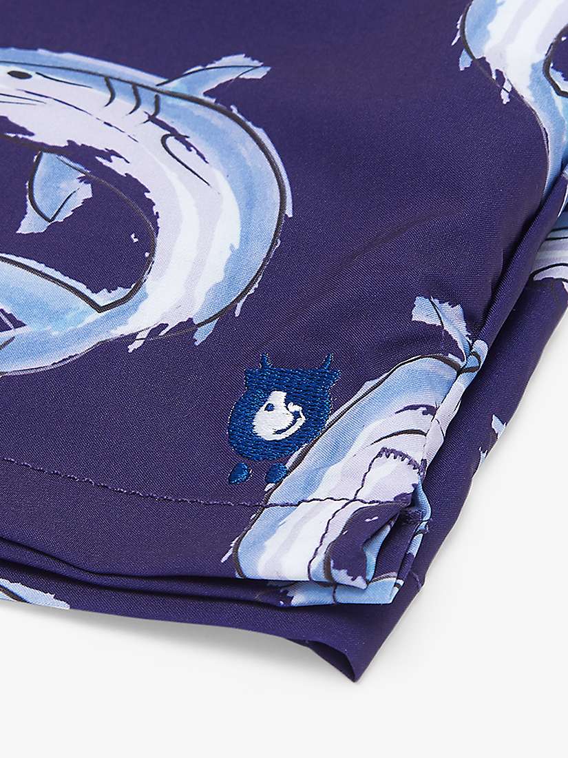 Buy Randy Cow Shark Print Swim Shorts with Waterproof Pocket, Blue Online at johnlewis.com