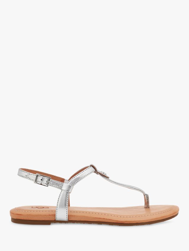 Ugg toe 2025 post sandals