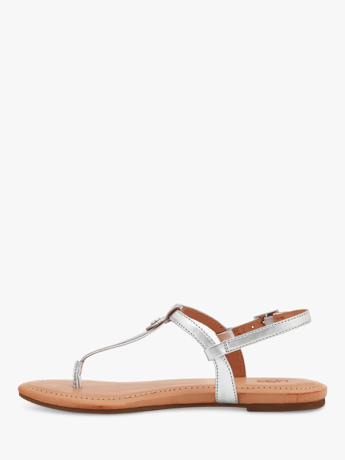 UGG Madeena Toe Post Sandals, Silver