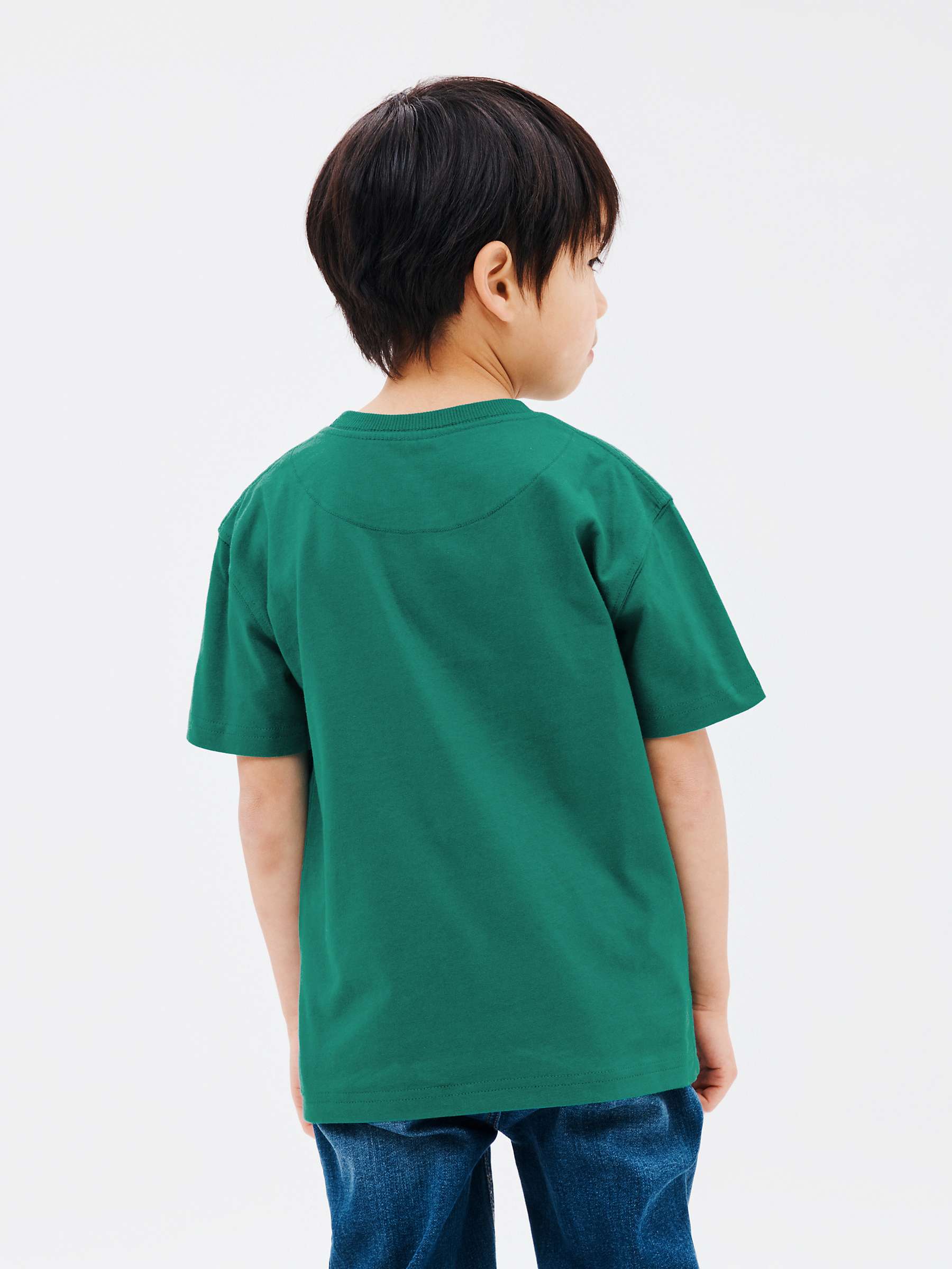 Buy John Lewis Kids' T-Rex T-Shirt, Green Online at johnlewis.com