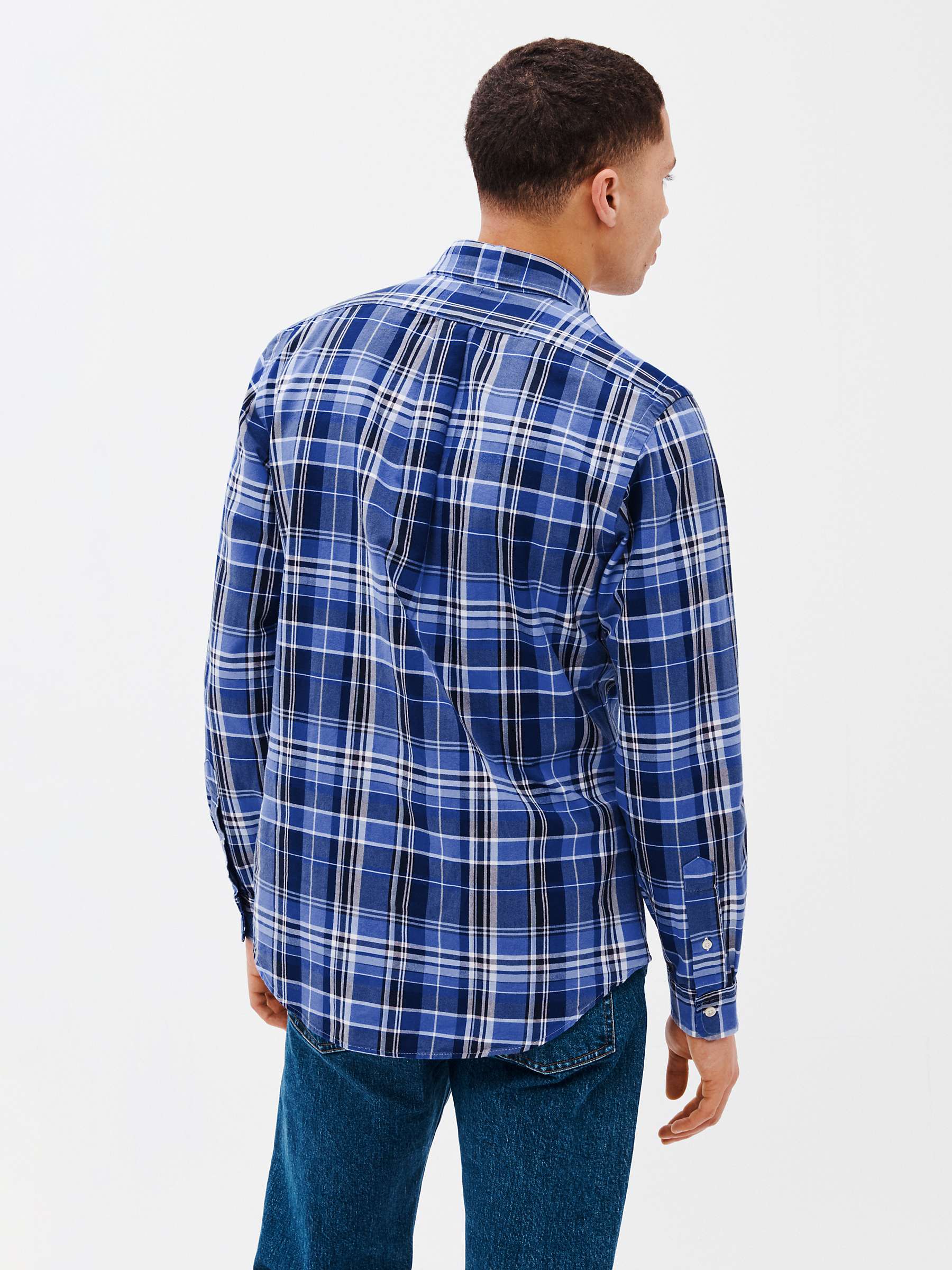 Buy Polo Ralph Lauren Long Sleeve Check Shirt, Blue/Multi Online at johnlewis.com