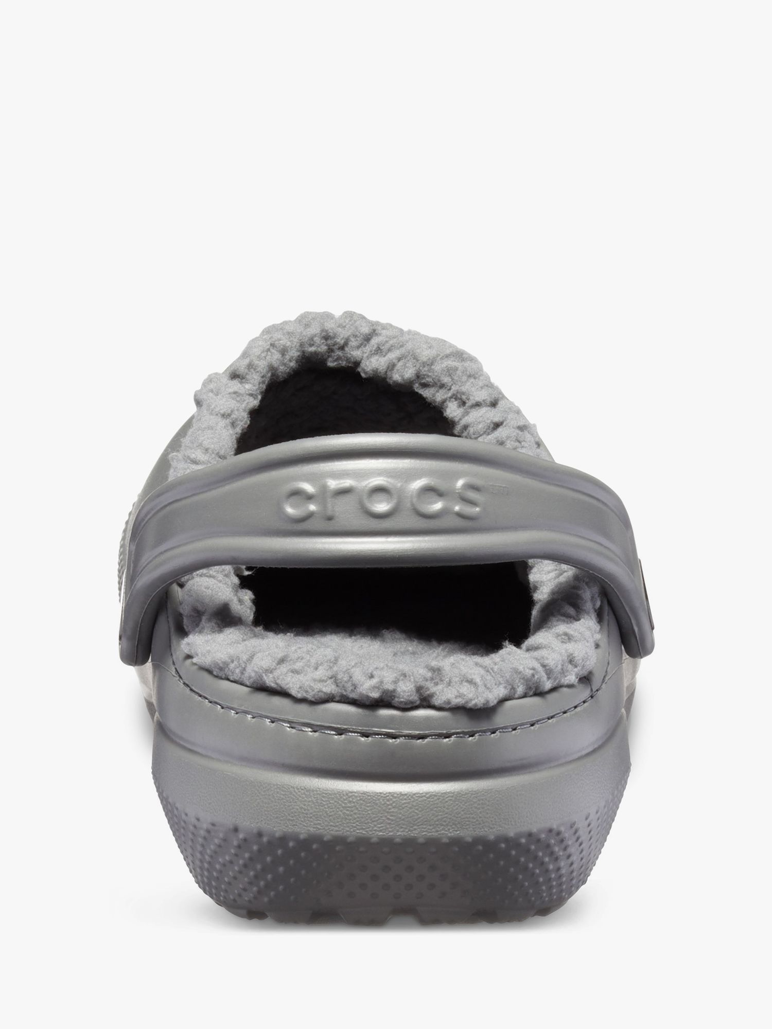 Crocs Classic Lined Clogs, Grey, 6