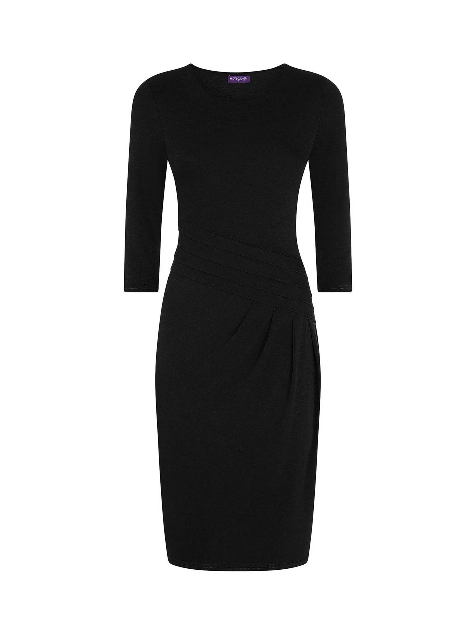 Buy HotSquash Pleat Waist Knee Length Dress Online at johnlewis.com