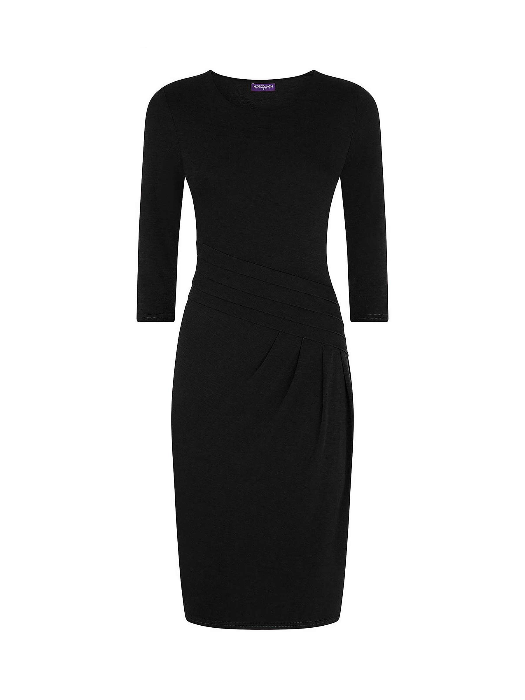 Buy HotSquash Pleat Waist Knee Length Dress Online at johnlewis.com
