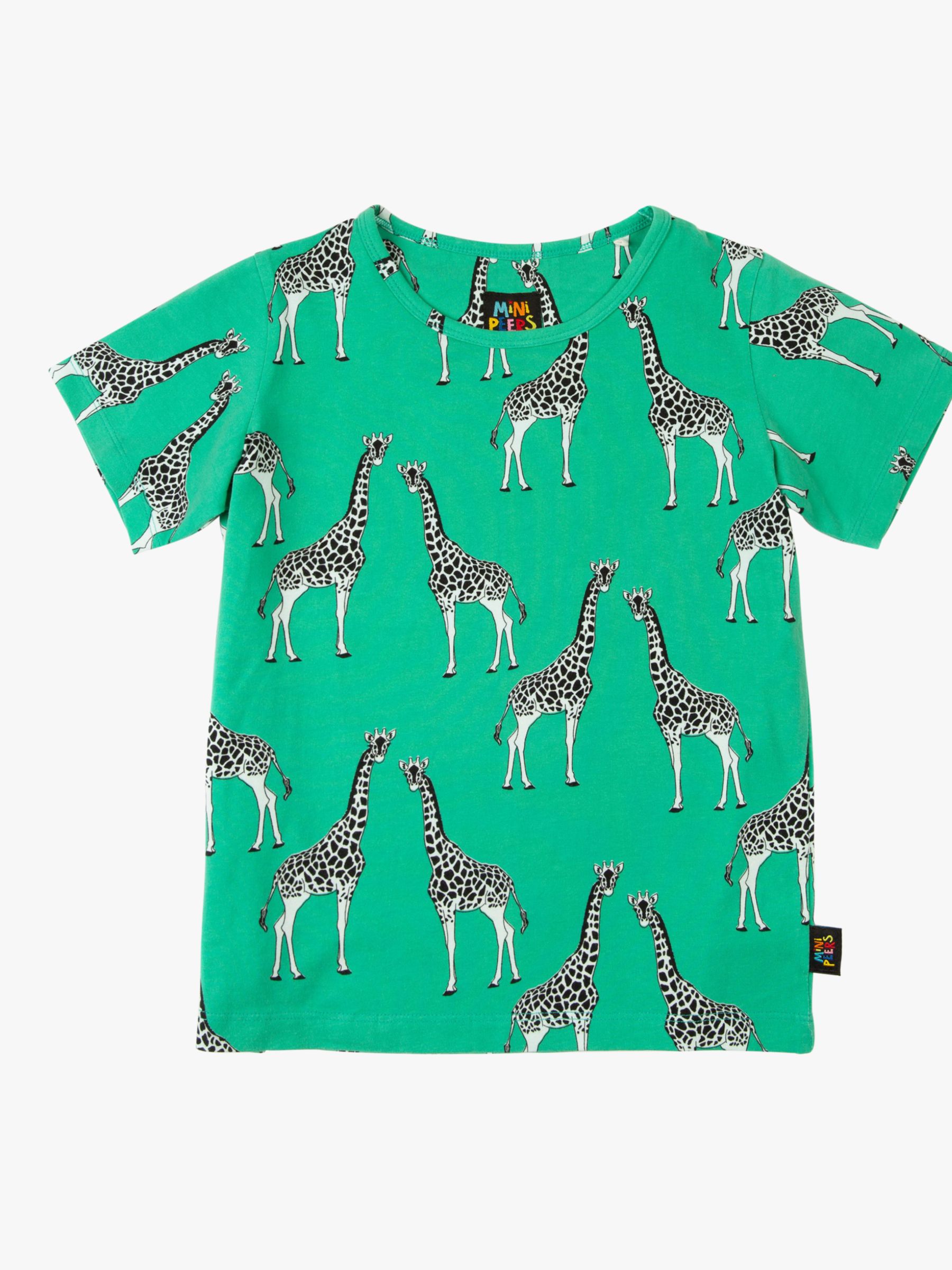 t shirt design get on my level with giraffe and dark green