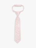 John Lewis Kids' Jacquard Floral Tie, Pink