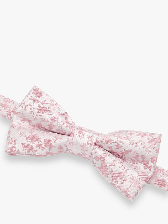 John Lewis Kid's Floral Jacquard Bow Tie, Pink