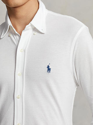 Polo Ralph Lauren Featherweight Mesh Oxford Shirt, White