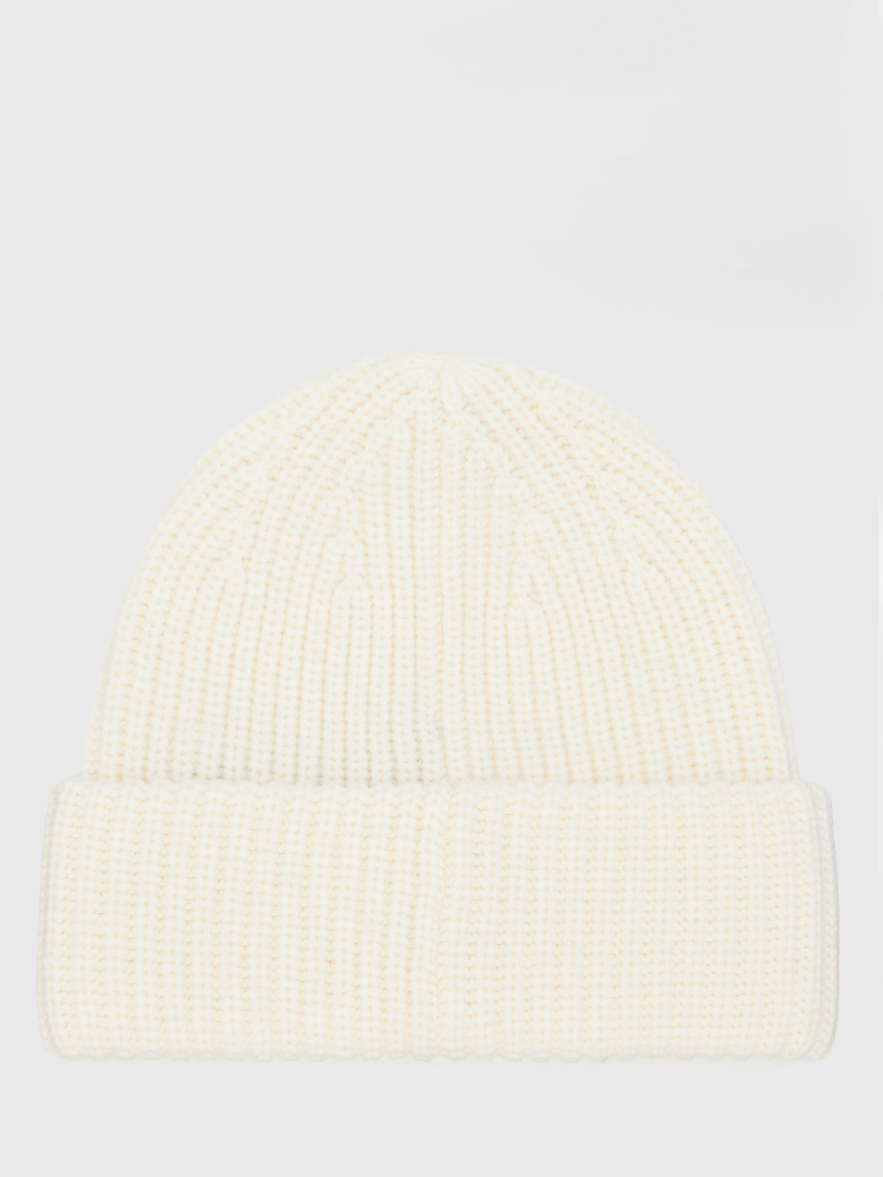 AllSaints Farren Wool Blend Beanie Hat