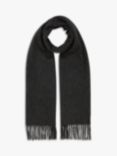 Reiss Picton Cashmere Blend Scarf, Charcoal