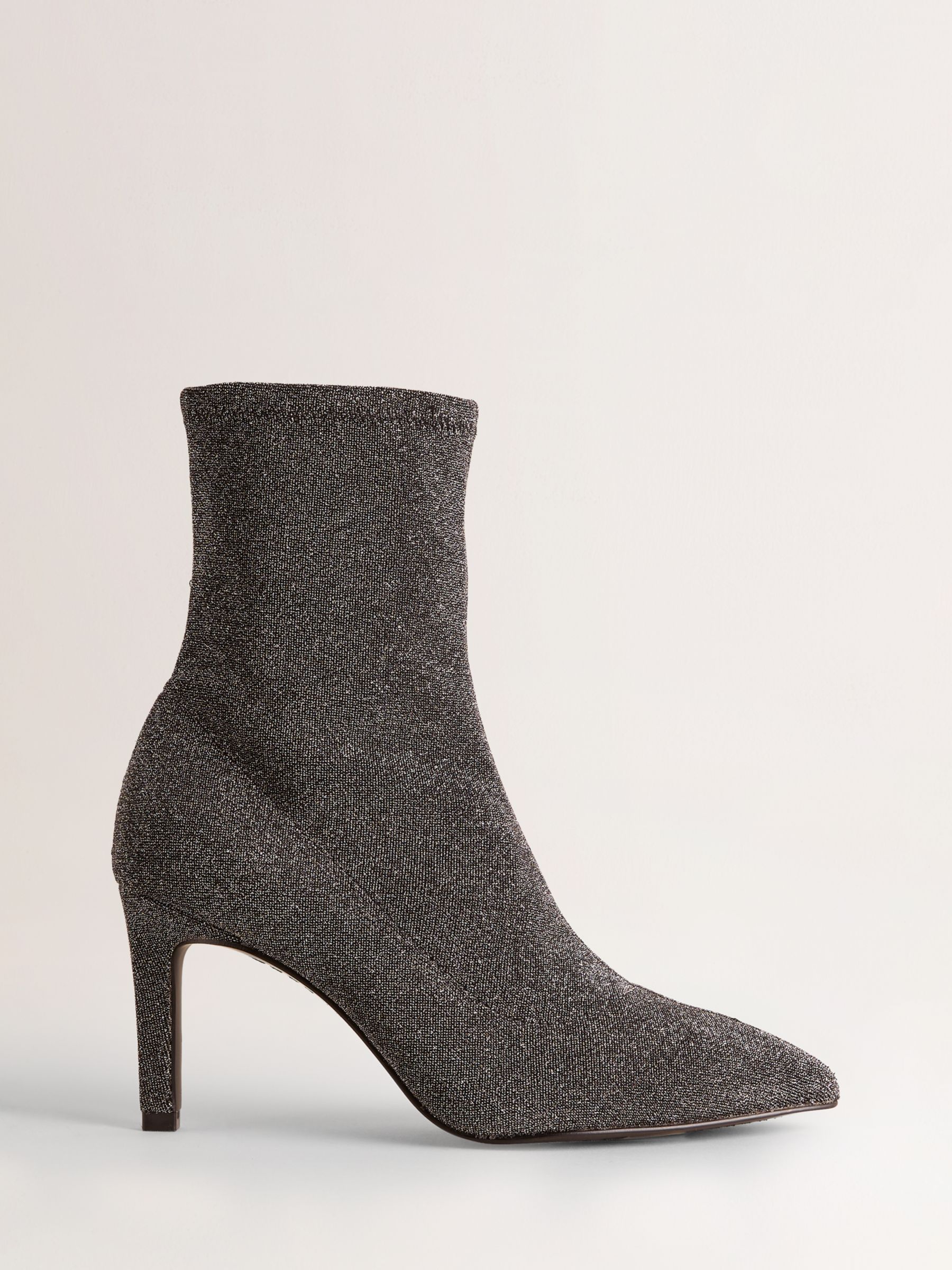 Boden Ankle Stretch Pointed Toe Boots, Gunmetal