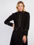 Somerset by Alice Temperley Military Cotton Jacket, Black