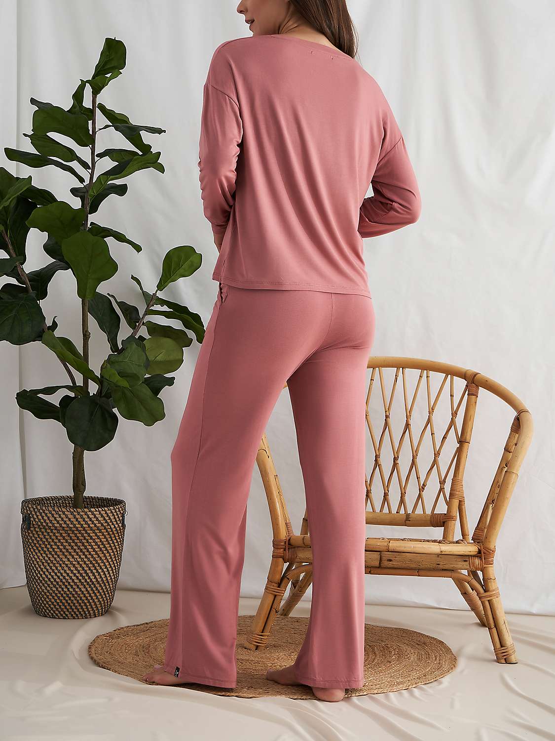Buy Pretty You London Bamboo Loungewear Jersey Pyjama Set Online at johnlewis.com