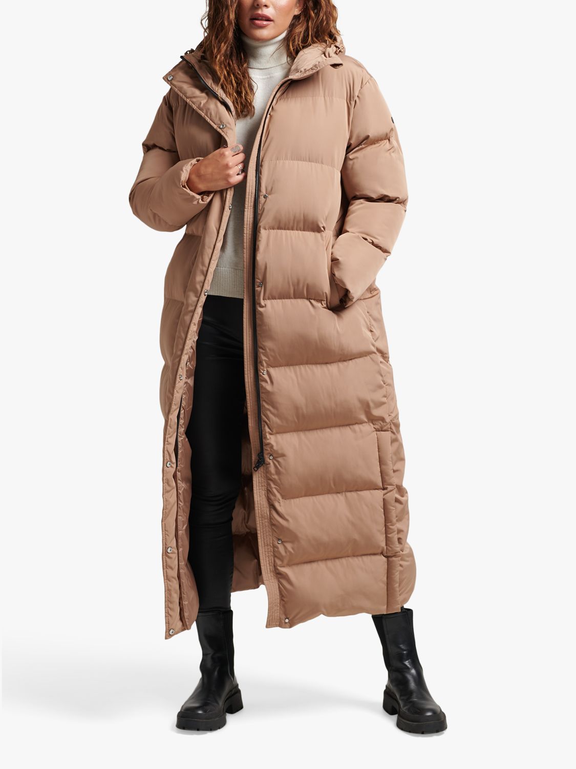 WOMEN FASHION Coats Puffer jacket Print BUCCINO Puffer jacket Beige 4XL discount 79% 