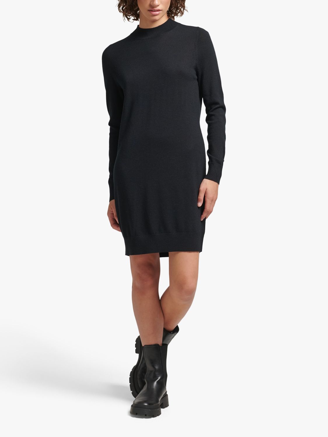 Buy Superdry Merino Wool Long Sleeve Mini Dress Online at johnlewis.com