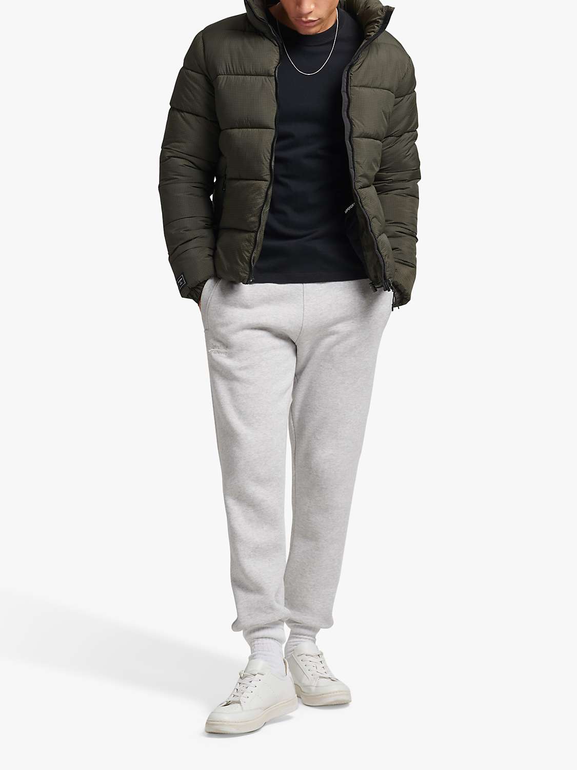 Buy Superdry Non Hooded Sports Puffer Jacket Online at johnlewis.com