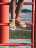 Salt-Water Kids' Sweetheart Waterproof Leather Sandals, Mustard
