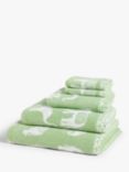 John Lewis Elephant Safari Towels, Spring Green