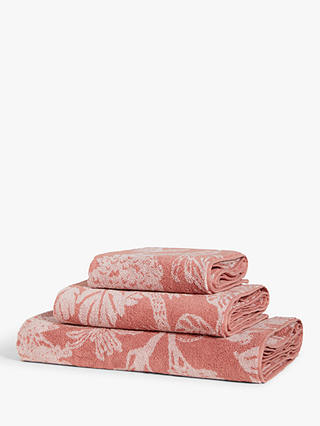 John Lewis ANYDAY Savannah Towels, Tuscan Clay
