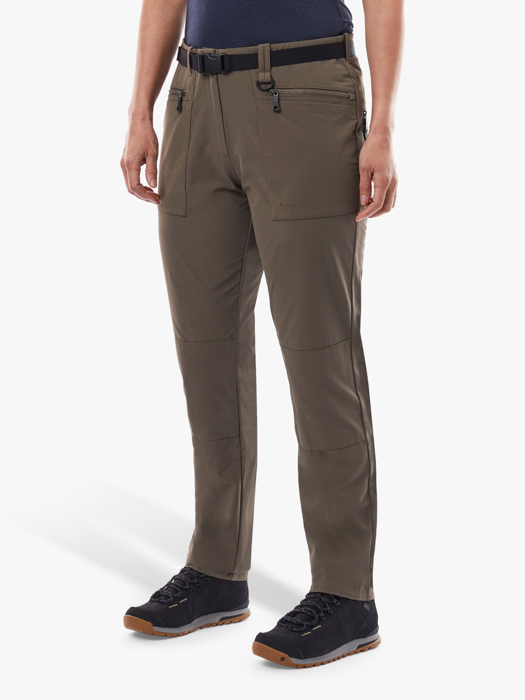 Rohan Stretch Bags Walking Trousers, Moorland Brown at John Lewis ...