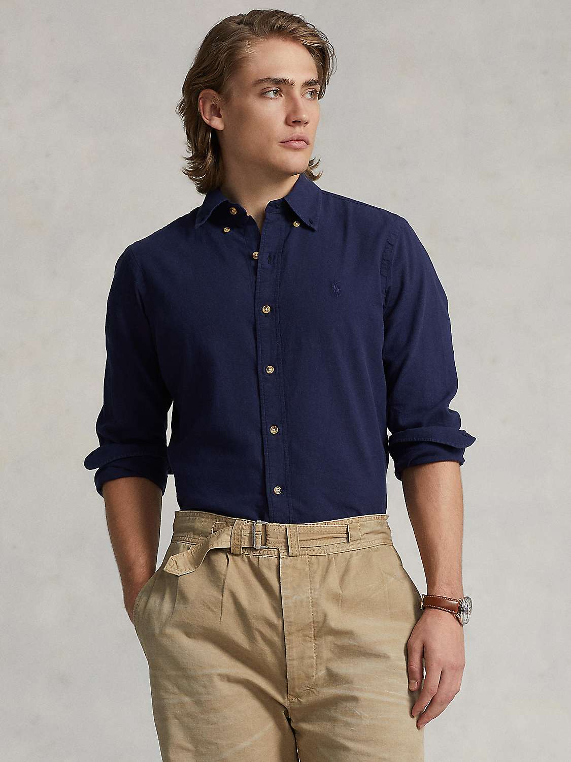 Buy Polo Ralph Lauren Cotton Oxford Slim Fit Shirt Online at johnlewis.com