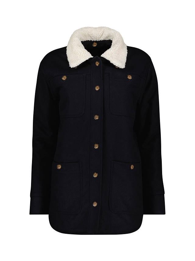 Baukjen Leslie Wool Coat, Classic Navy