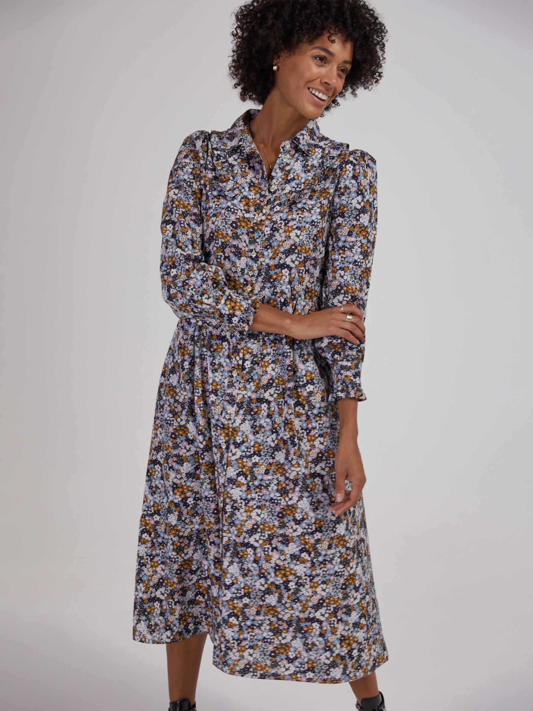Baukjen Zenni Organic Cotton Dress, Multi at John Lewis & Partners