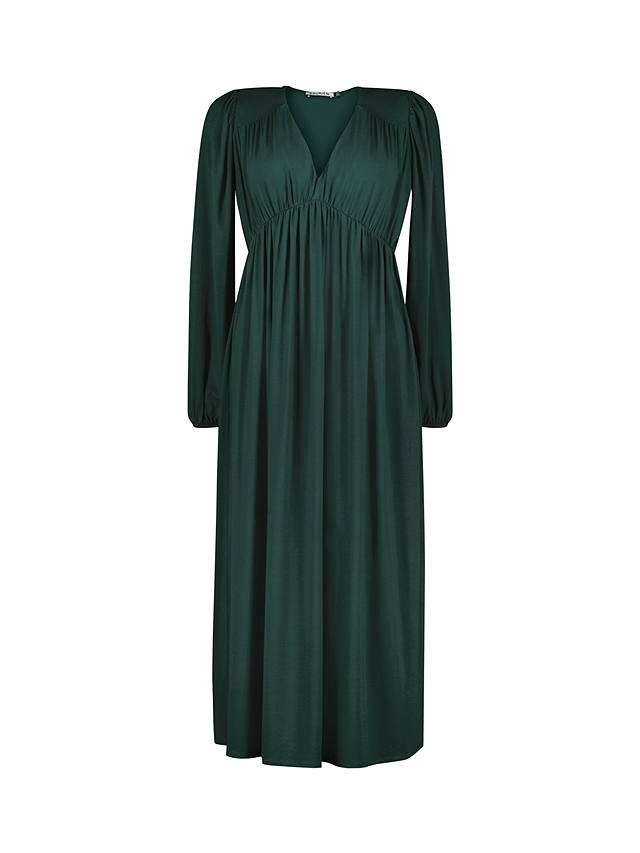 Baukjen Brooke Plain Empire Line Jersey Dress, Dark Cedar