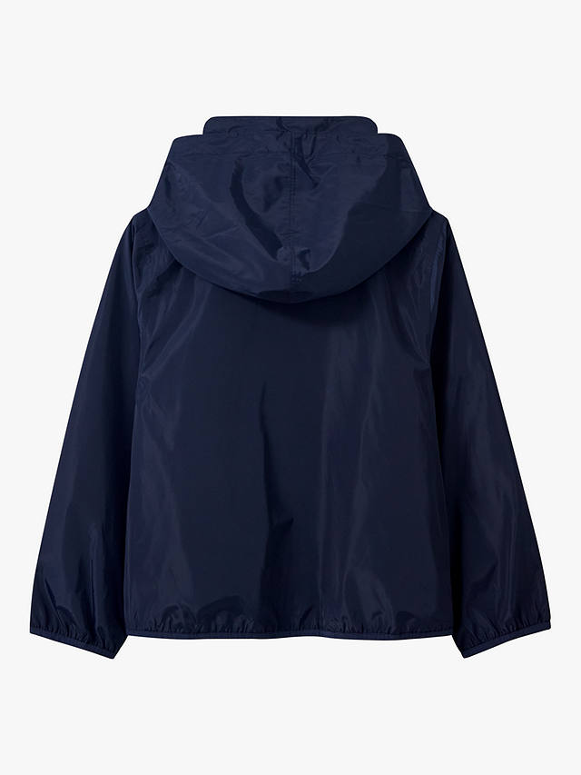 Crew Clothing Kids' Lightweight Waterproof Packable Jacket, Navy Blue
