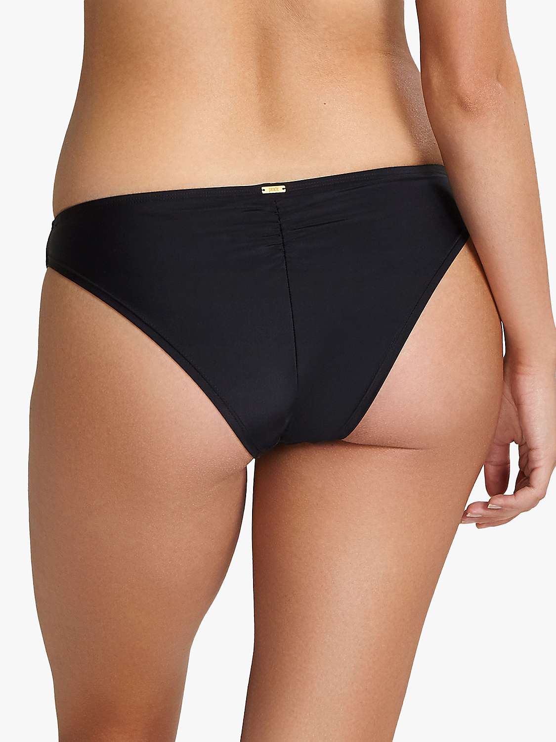 Buy Panache Anya Riva Brazilian Bikini Bottoms, Black Online at johnlewis.com