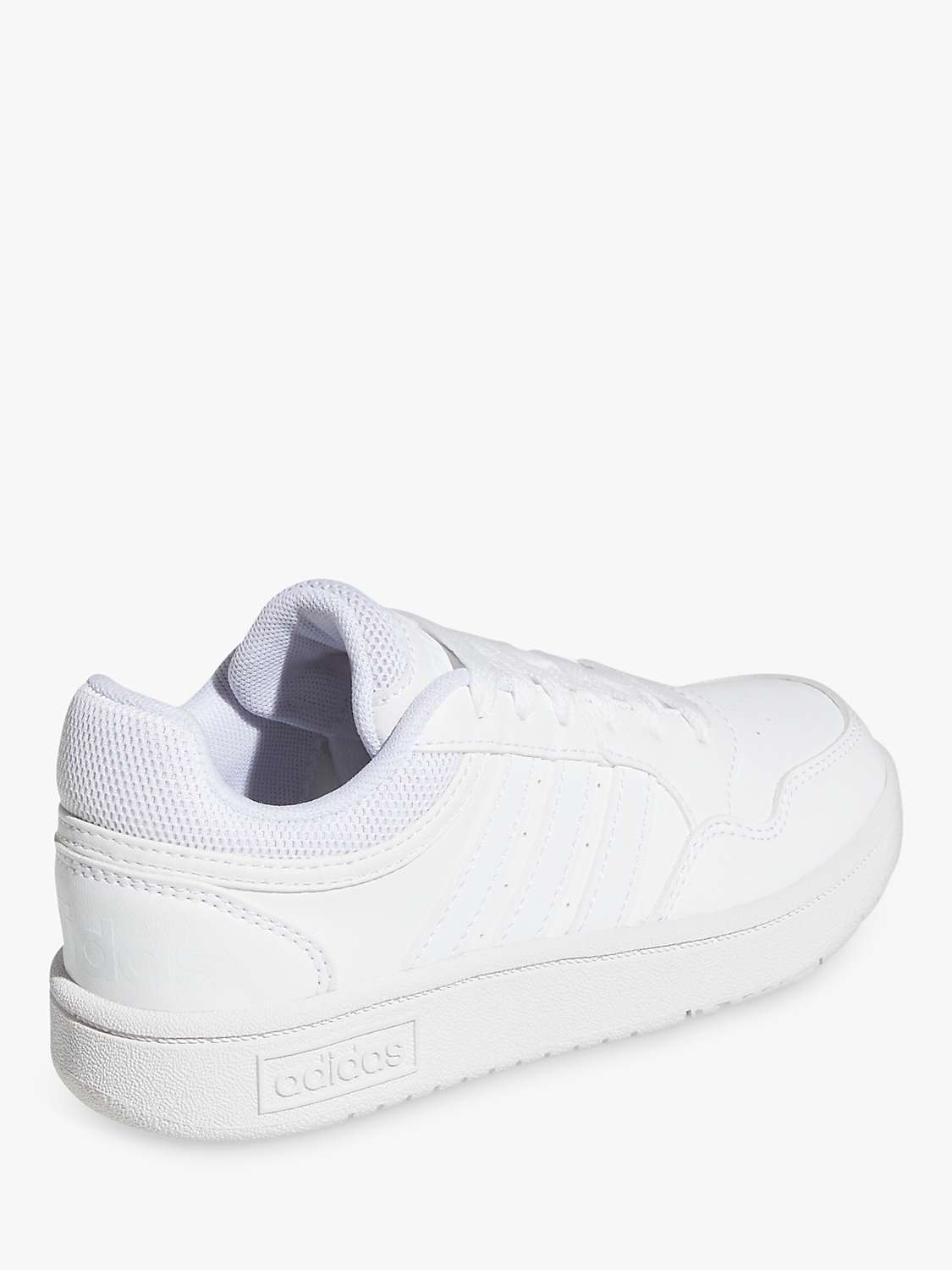 adidas Kids' Hoops Trainers, Cloud White/Cloud White/Cloud White at ...