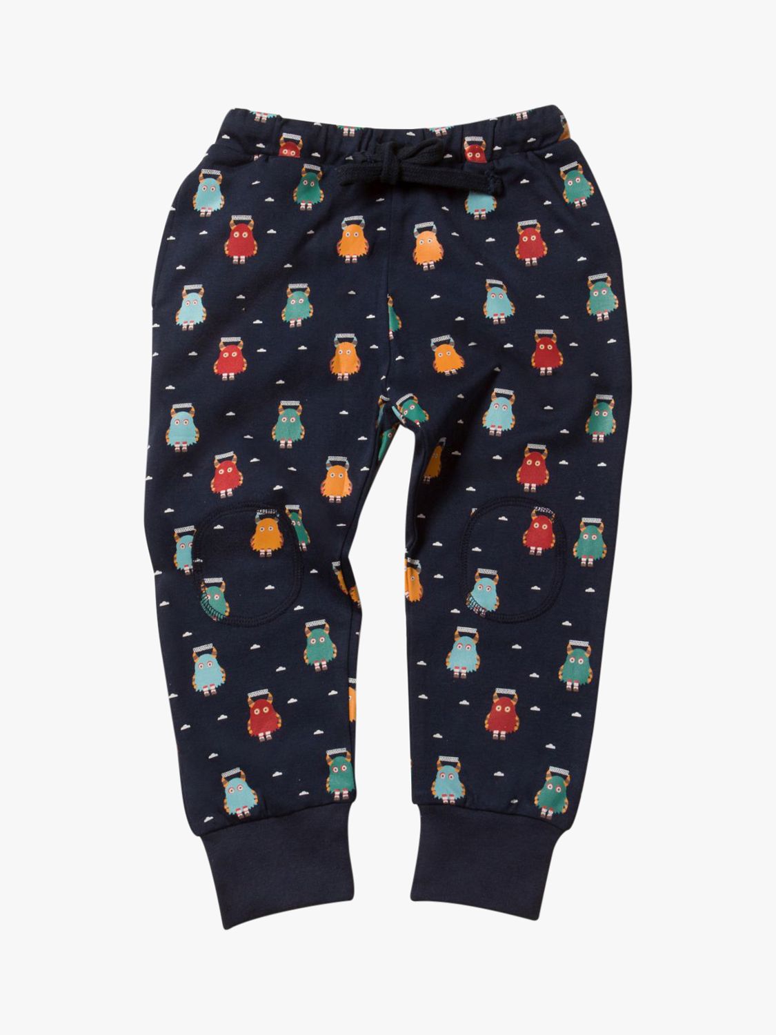 Little Green Radicals Kids' Monster Cosy Joggers, Blue