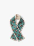 Little Green Radicals Baby Foxes Sherpa Scarf, Green
