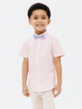 John Lewis Heirloom Collection Kids' Plain Short Sleeve Shirt, Pink